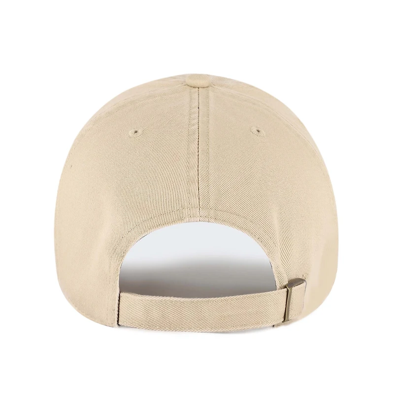 Youth '47 Khaki Kansas Jayhawks Clean Up Adjustable Hat
