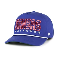 Casquette ajustable Byline Hitch des Royal Kansas Jayhawks pour jeunes de 1947