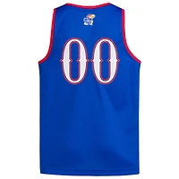 Youth adidas #00 Royal Kansas Jayhawks Swingman Jersey