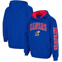 Sweat à capuche pour jeune Colosseum Royal Kansas Jayhawks 2-Hit Team