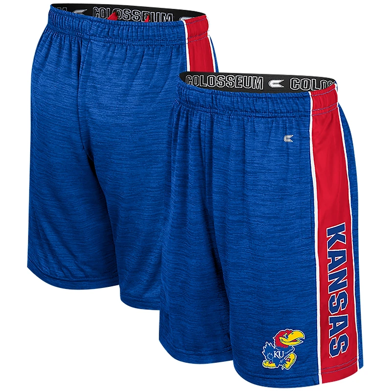 Short de contrôle créatif Colosseum Royal Kansas Jayhawks pour jeunes