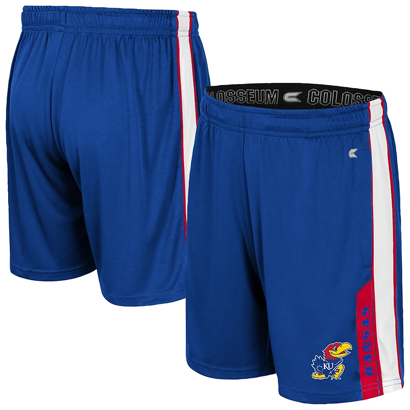 Short Gumbaldia pour jeunes du Colosseum Royal Kansas Jayhawks