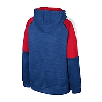 Sweat à capuche pour jeunes Colosseum Royal Kansas Jayhawks