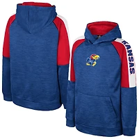 Sweat à capuche pour jeunes Colosseum Royal Kansas Jayhawks