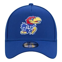 Youth New Era Royal Kansas Jayhawks 9FORTY A-Frame Adjustable Hat
