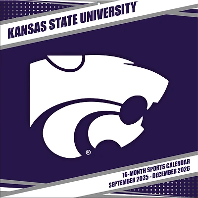 Kansas State Wildcats 12” x 12” 2026 Team Wall Calendar