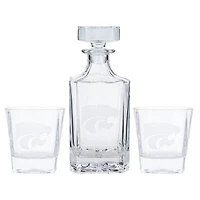 Kansas State Wildcats 3-Piece Decanter Set
