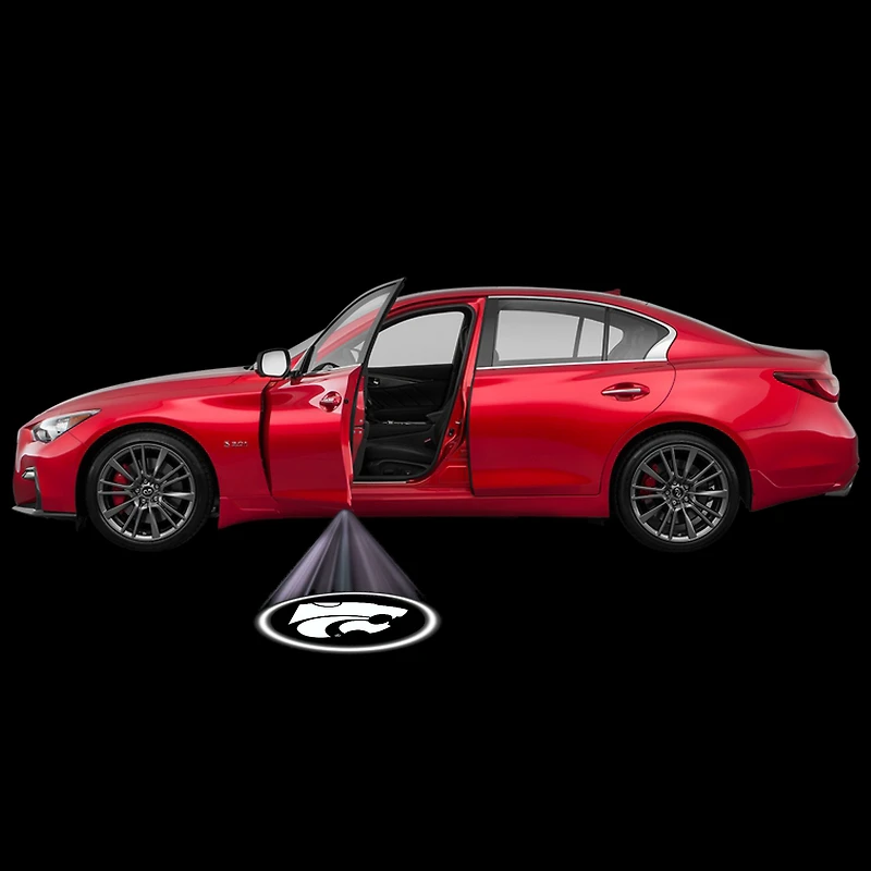 Lumière de portière de voiture des Kansas State Wildcats