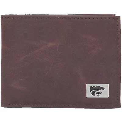 Kansas State Wildcats Leather Concho Billfold Wallet