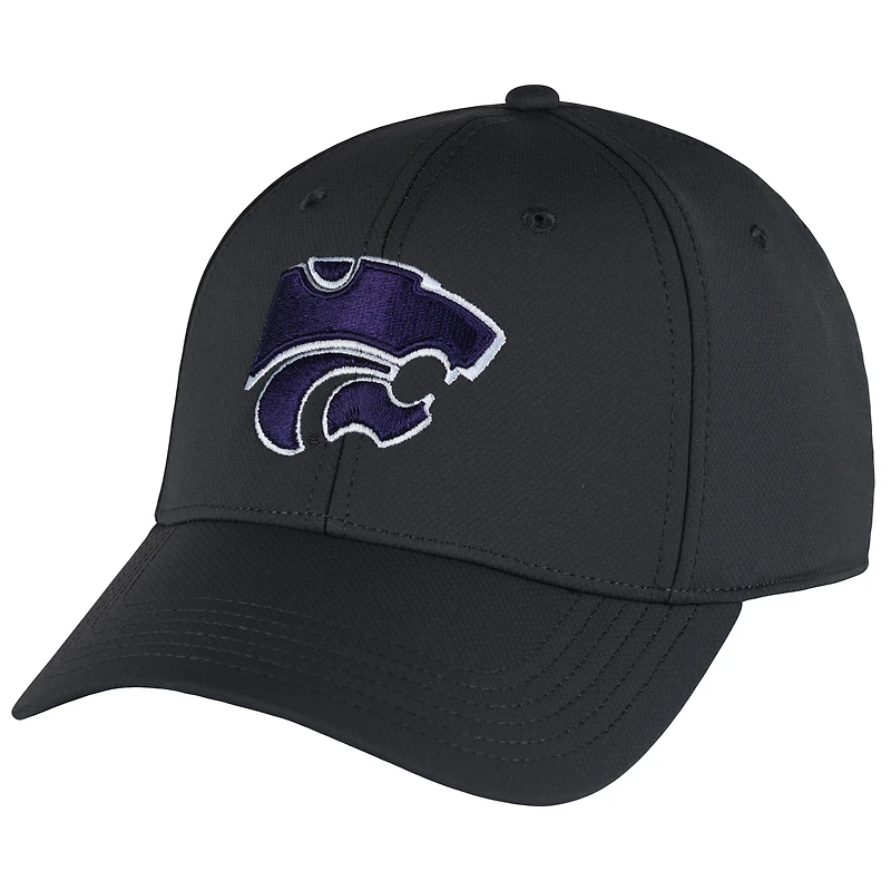 Casquette ajustable Stratus pour homme Ahead Graphite Kansas State Wildcats