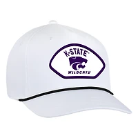 Men's Ahead  White Kansas State Wildcats Alto Rope Adjustable Hat