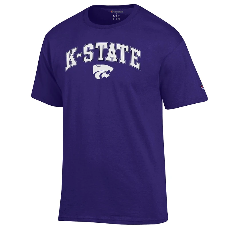 T-shirt violet avec logo Arch Over des Kansas State Wildcats pour homme
