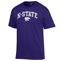 T-shirt violet avec logo Arch Over des Kansas State Wildcats pour homme