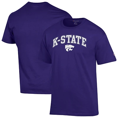 T-shirt violet avec logo Arch Over des Kansas State Wildcats pour homme