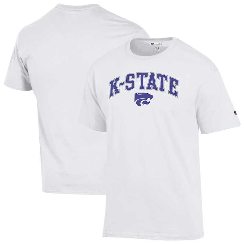 Men's Champion Kansas State Wildcats Arch Over Logo T-Shirt