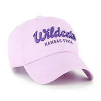 Men's '47 Light Purple Kansas State Wildcats Vault Clean Up Adjustable Hat