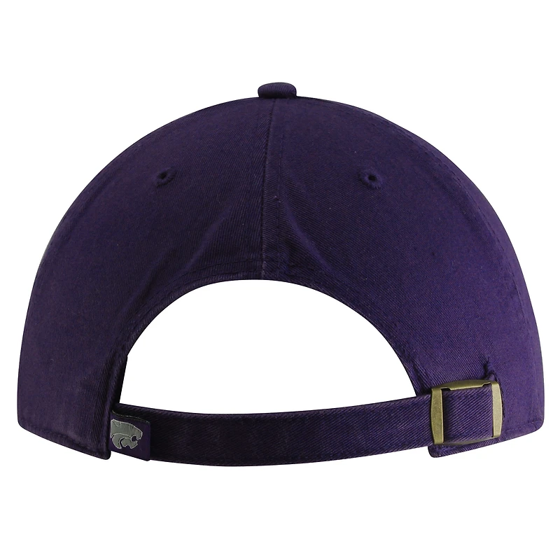 Casquette ajustable violette « 47 Kansas State Wildcats Clean Up » pour homme