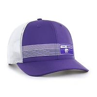 Casquette ajustable de camionneur '47 Purple Kansas State Wildcats Rangefinder brrr pour hommes