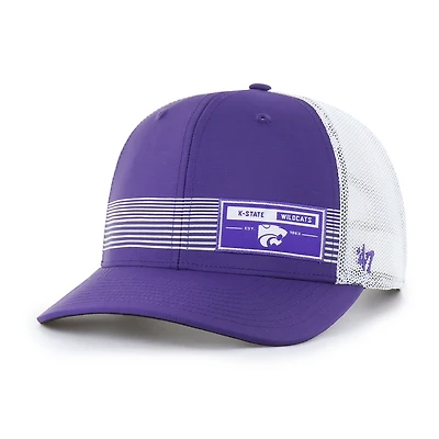 Casquette ajustable de camionneur '47 Purple Kansas State Wildcats Rangefinder brrr pour hommes