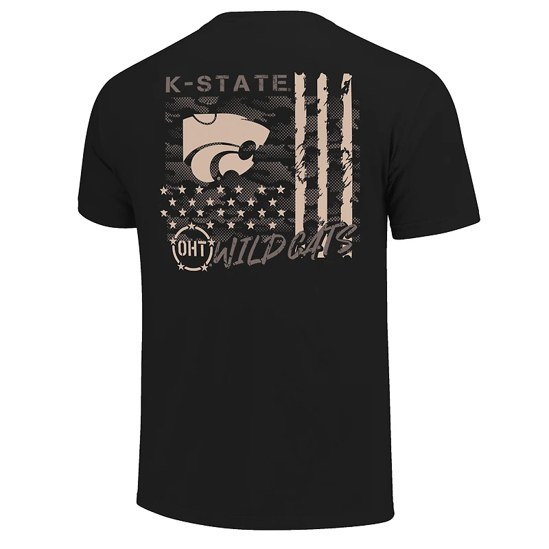 Men's Kansas State Wildcats Comfort Colors OHT Camo Overlay T-Shirt