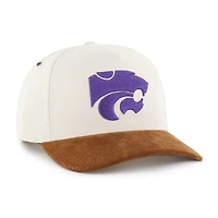 Men's Carhartt x '47 Natural/Brown Kansas State Wildcats Undyed Relaxed Hitch Adjustable Hat