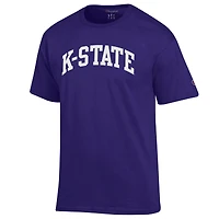 Men's Champion  Purple Kansas State Wildcats Basic Arch T-Shirt