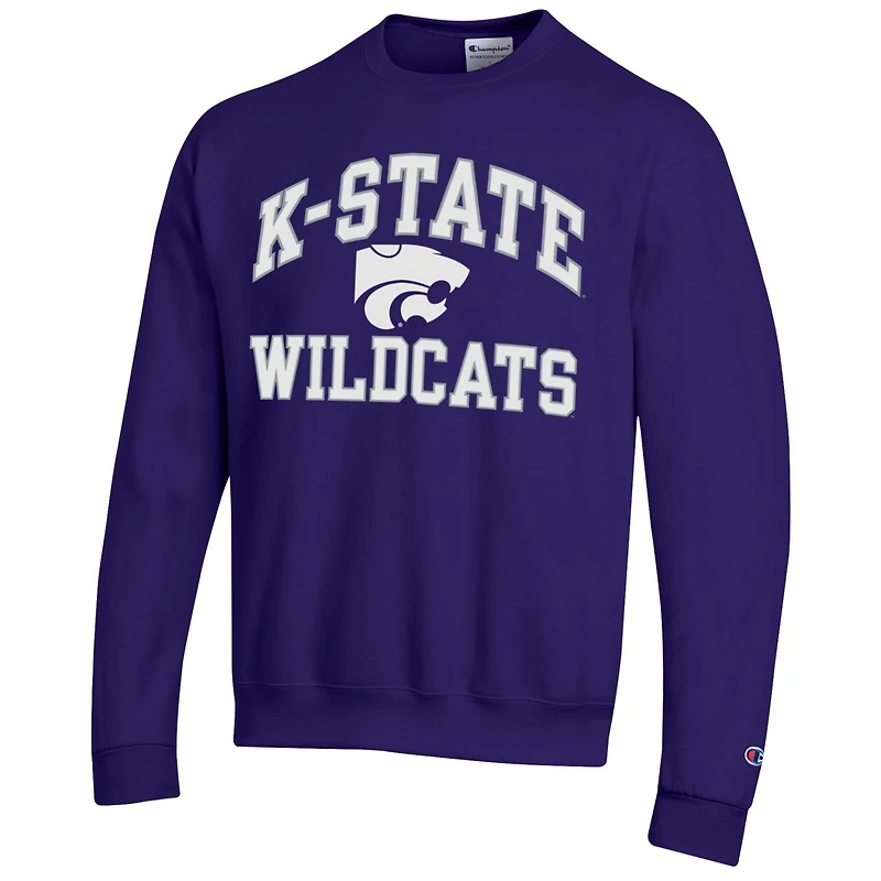 Sweat-shirt à enfiler Champion violet Kansas State Wildcats pour homme