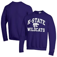 Sweat-shirt à enfiler Champion violet Kansas State Wildcats pour homme