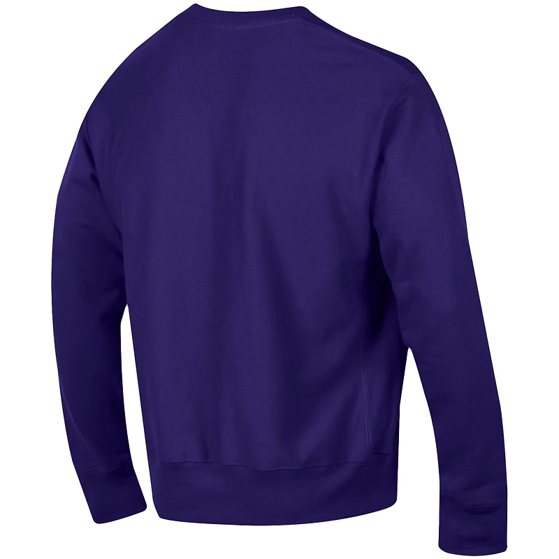 Sweat-shirt pour homme Champion Kansas State Wildcats Vault Logo Reverse Weave