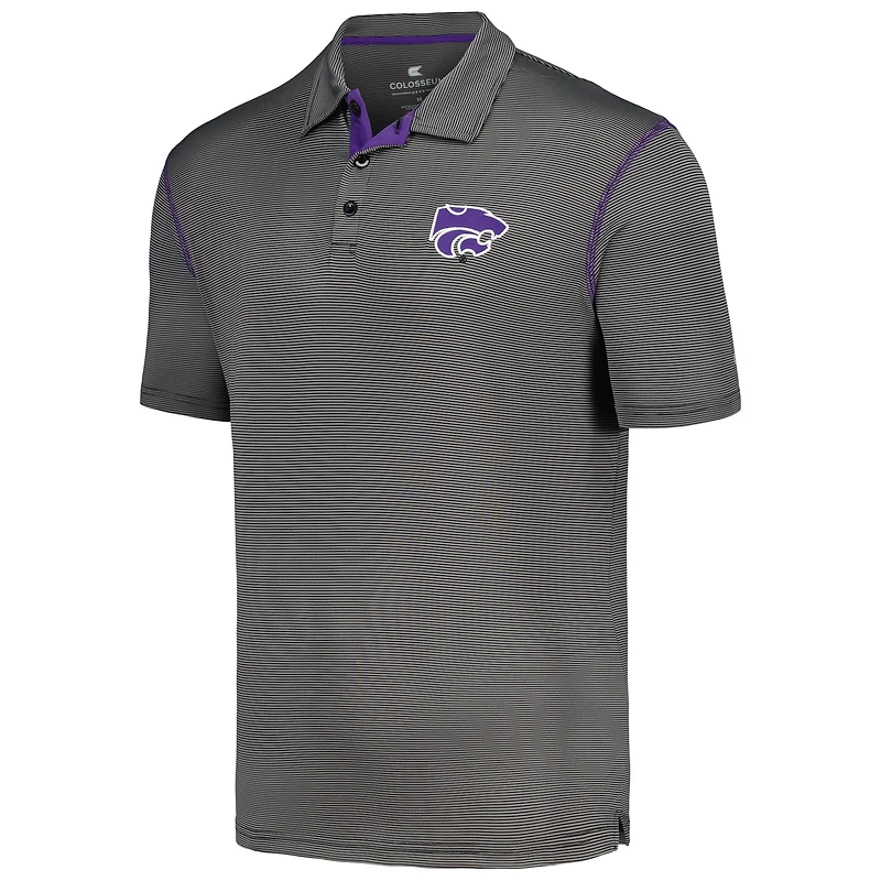 Polo Cameron des Wildcats de l'État du Kansas Colosseum noir pour homme