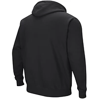 Sweat à capuche noir Colosseum pour hommes Kansas State Wildcats Sunrise