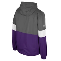 Veste Colosseum Charcoal Kansas State Wildcats Miles Full-Zip pour homme