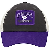 Casquette Snapback Colosseum Charcoal Kansas State Wildcats Objection pour homme