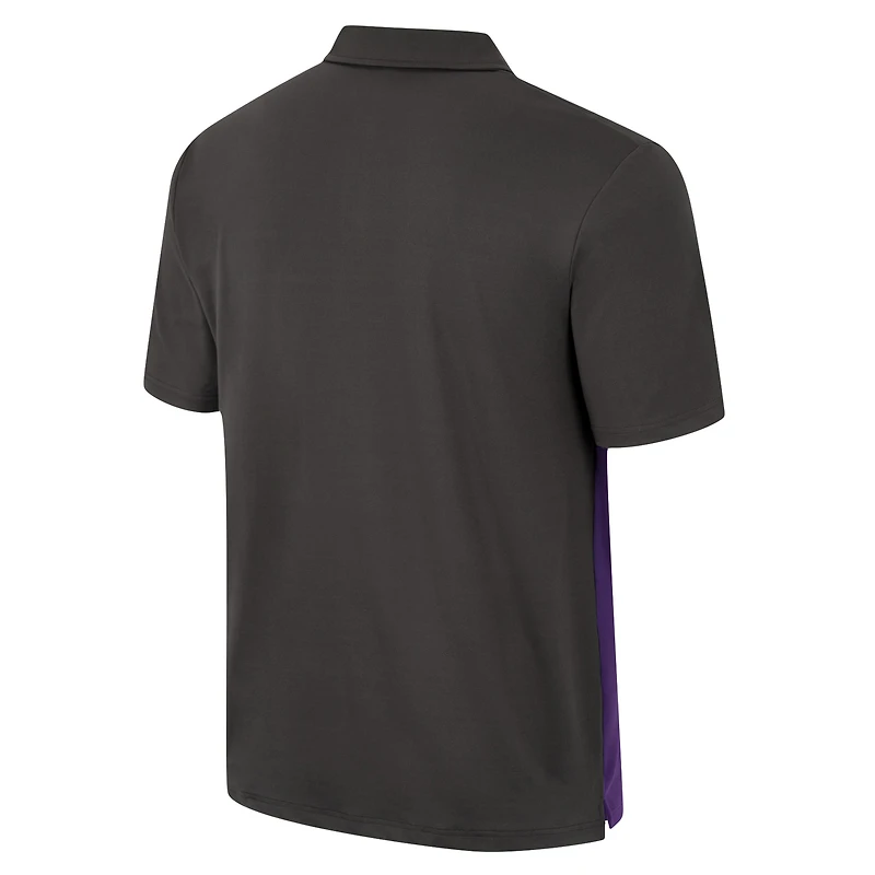 Polo Colosseum Charcoal Kansas State Wildcats Two Yutes pour homme