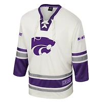 Maillot de hockey tendance pour homme Colosseum Cream Kansas State Wildcats Puck Proud