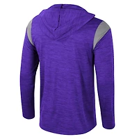 Men's Colosseum Purple Kansas State Wildcats Dozer Half-Zip Windshirt