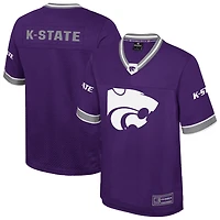 Men's Colosseum  Purple Kansas State Wildcats Nothing But The Hits Football Jersey