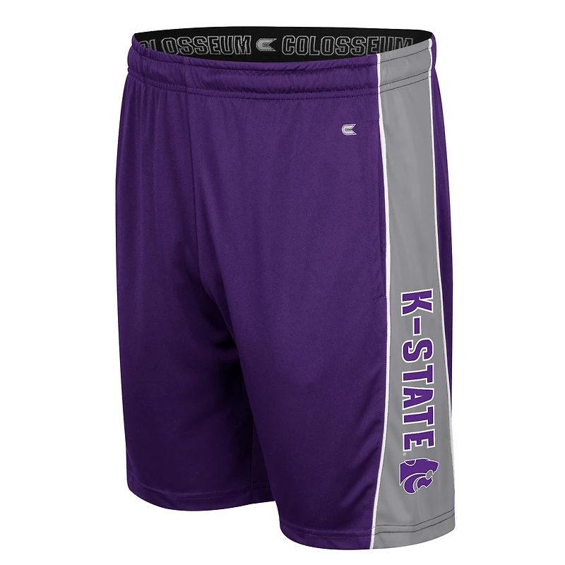 Short Colosseum Purple Kansas State Wildcats Panel pour homme