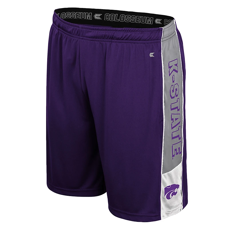 Men's Colosseum Purple Kansas State Wildcats Quantum Shorts