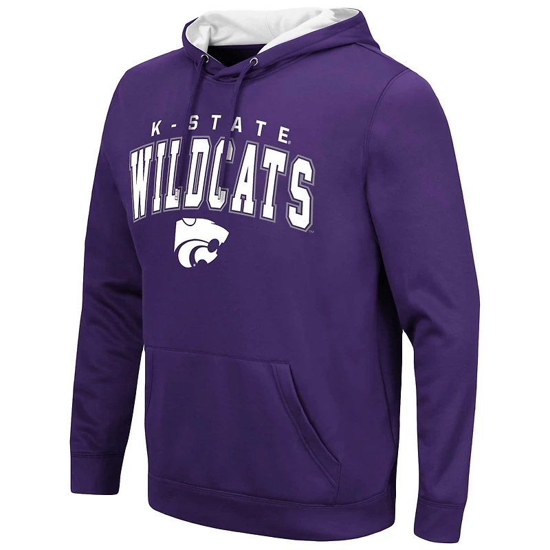 Pull à capuche violet Colosseum Kansas State Wildcats Resistance pour hommes