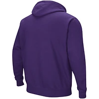 Sweat à capuche violet Colosseum pour hommes Kansas State Wildcats Sunrise