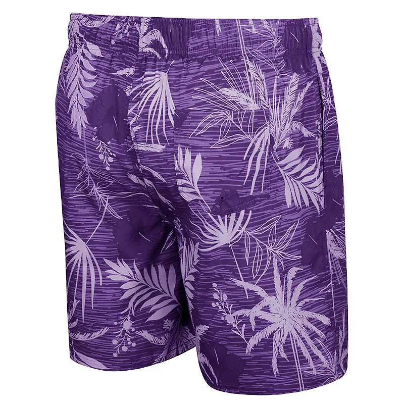 Men's Colosseum Purple Kansas State Wildcats What Else is New Swim Shorts