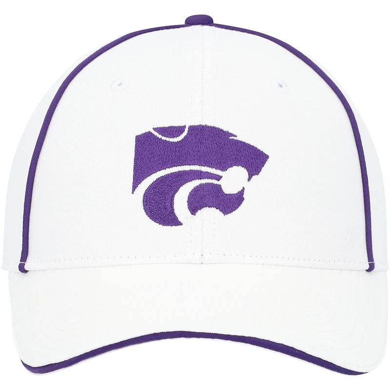 Colosseum White Kansas State Wildcats Take Your Time Snapback pour homme