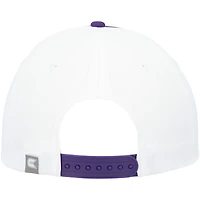 Colosseum White Kansas State Wildcats Take Your Time Snapback pour homme