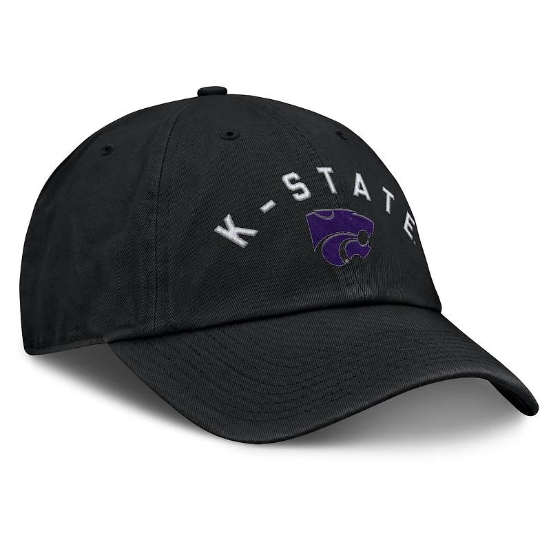 Casquette ajustable Myth noire pour homme des Wildcats du Kansas State Fanatics