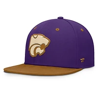 Casquette ajustée NoBo violet/marron pour homme des Wildcats du Kansas State