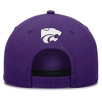 Men's Fanatics Purple Kansas State Wildcats Foul Ball Rope Adjustable Hat