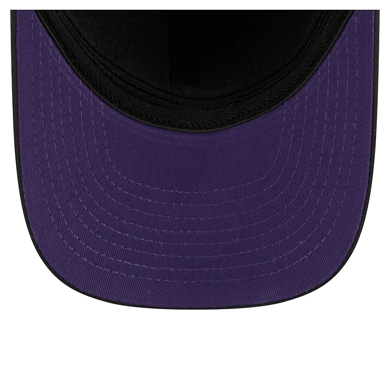 Casquette New Era noire Kansas State Wildcats 39THIRTY M-Crown Flex Fit pour homme