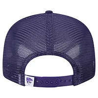 Men's New Era Purple Kansas State Wildcats 9FIFTY Trucker Snapback Hat