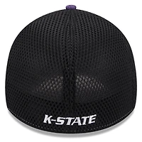 Men's New Era Purple Kansas State Wildcats Shadowed Neo 39THIRTY Flex Hat